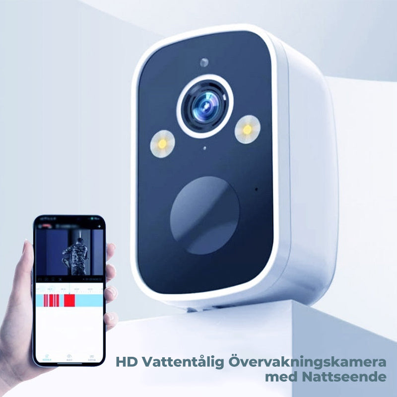 ✨HD vattentät säkerhetskamera med mörkerseende🌞