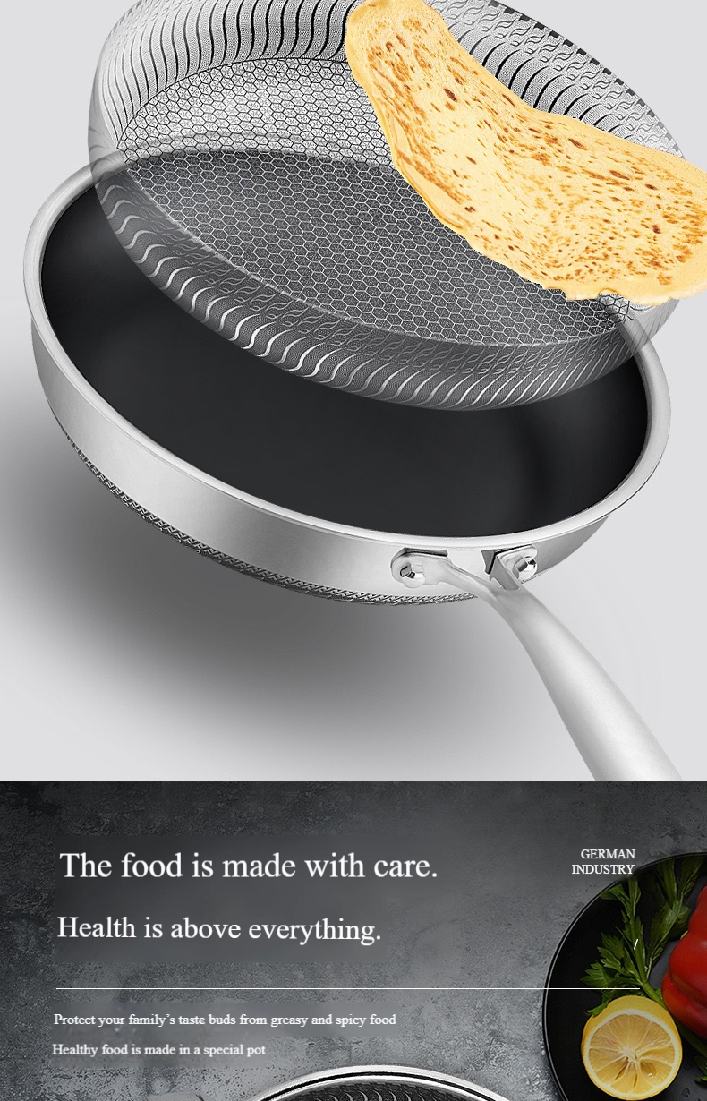 đ„Stor rea - 55% rabatt!!! đłPremium non-stick panna med lock
