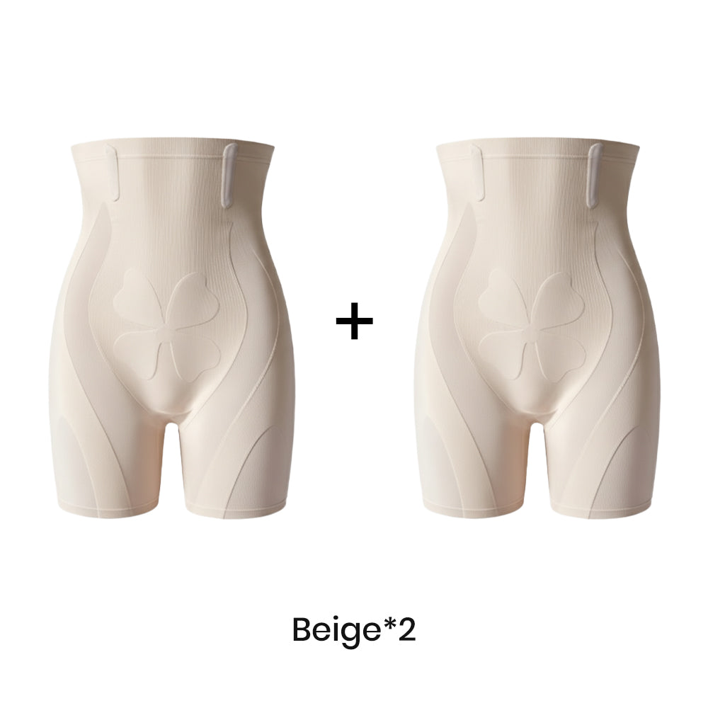 Högmidjade formande shorts med rumplyft