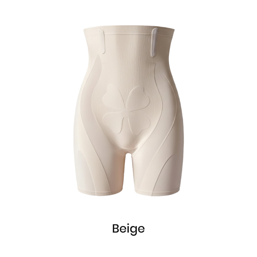 Högmidjade formande shorts med rumplyft