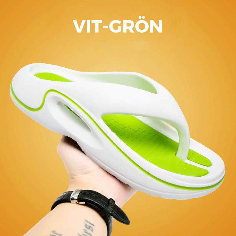 Bekväma Sommarsandaler Flip Flops Tjock Sula