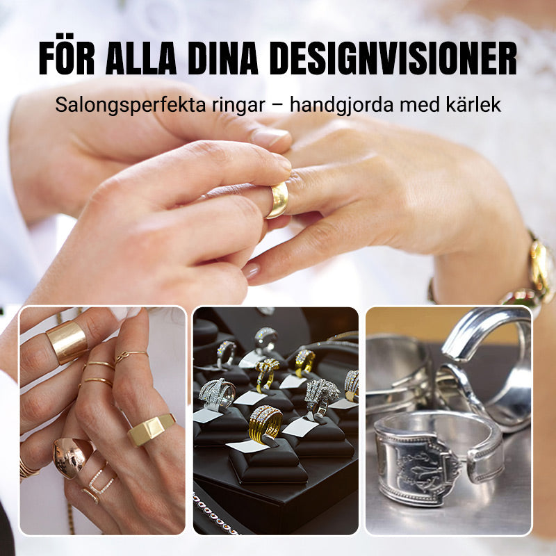Bockningsjiggsats för metalltråd med justerbara verktyg