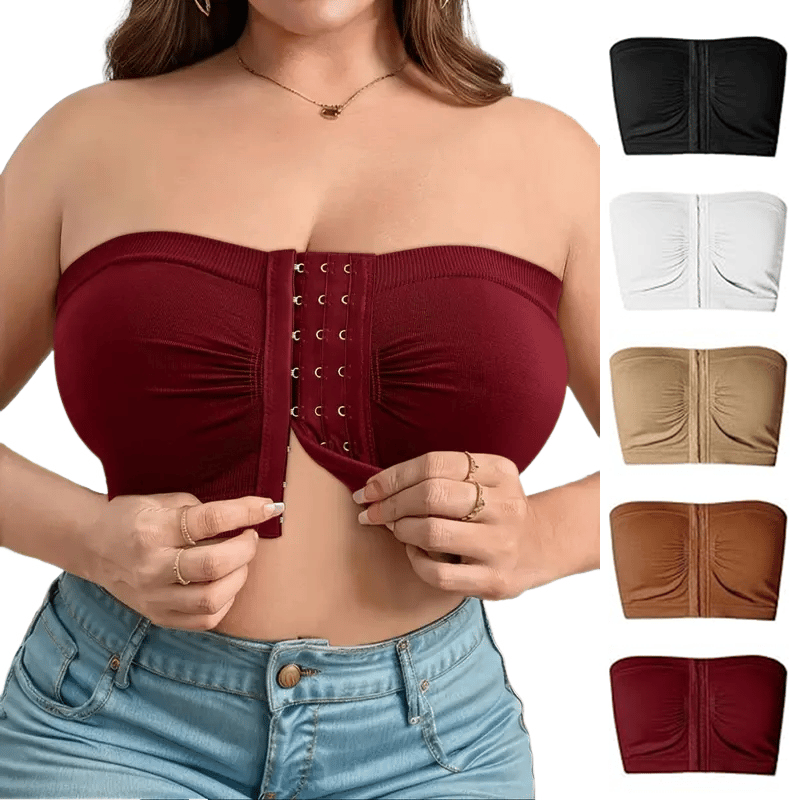 đSommarförsĂ€ljning 50% OFFđ„đPlus Size Strapless Front Buckle andningsbar bh
