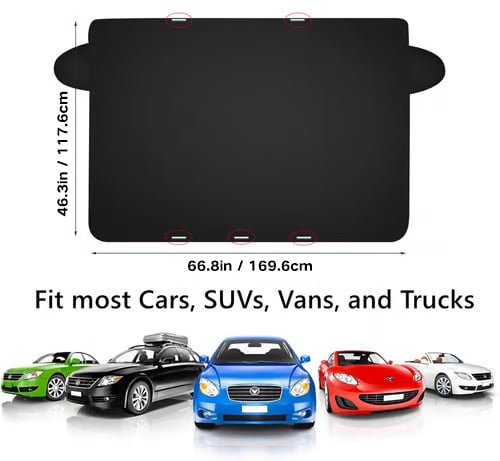 đSista dagen pĂ„ rea 49 % RABATTđ„2025 Uppgraderat magnetiskt snöskydd för bilens vindruta