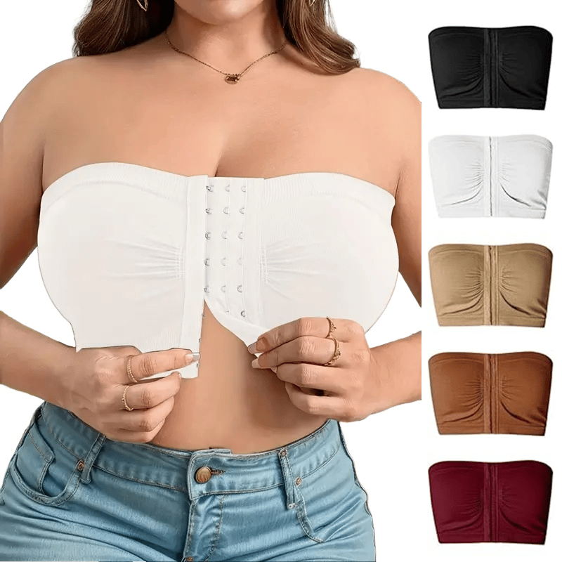 đSommarförsĂ€ljning 50% OFFđ„đPlus Size Strapless Front Buckle andningsbar bh