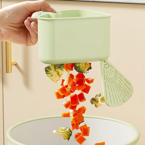 Sugkoppshållare för hörn i diskbänken
