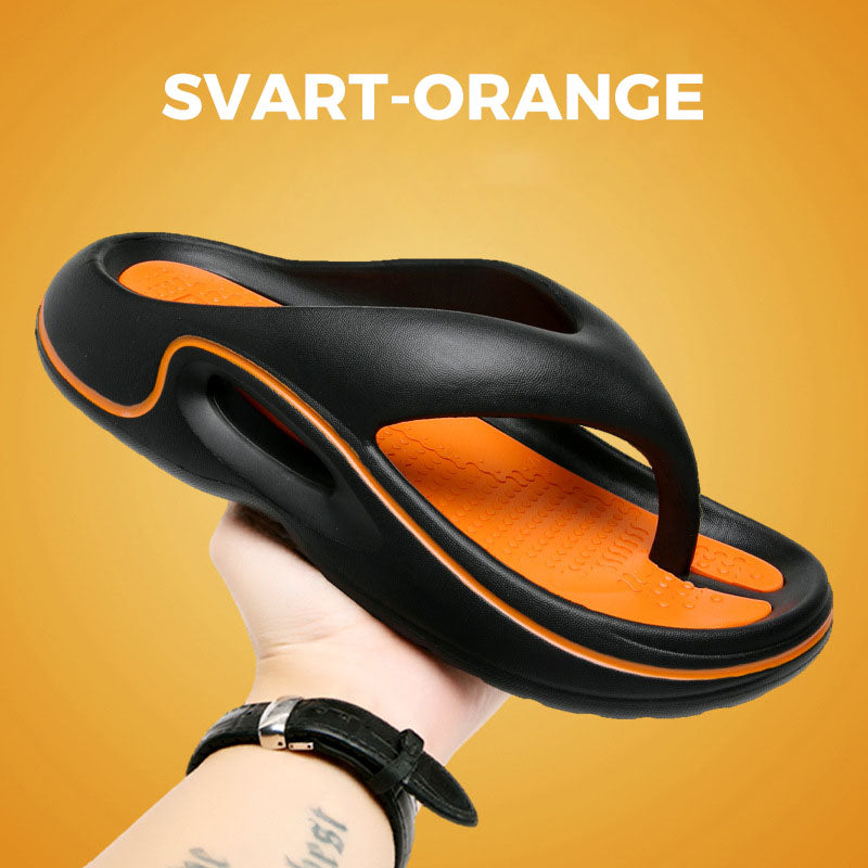 Bekväma Sommarsandaler Flip Flops Tjock Sula