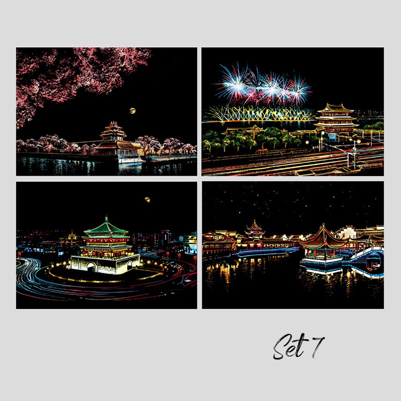 🧠🎨4-delars kreativt skrapmålningsset med verktyg(🚀55% rabatt)