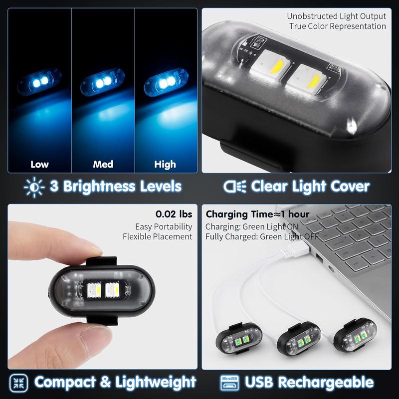 8 Färger Trådlösa LED-lampor med Fjärrkontroll