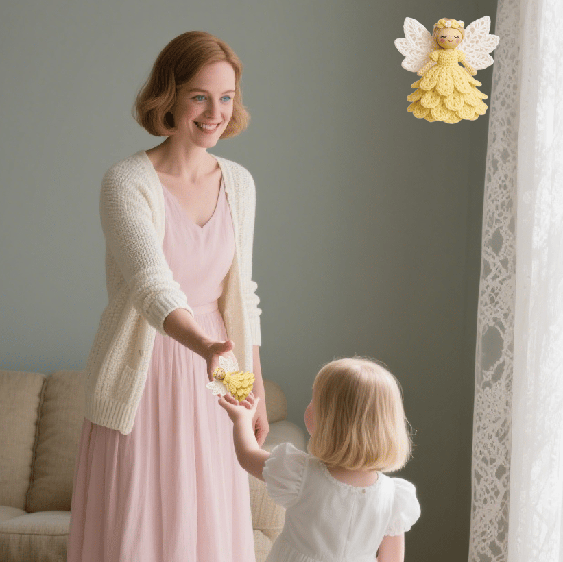 đ„Sista dagens rea 50% rabattđCrochet your own angel - komplett hantverkskit