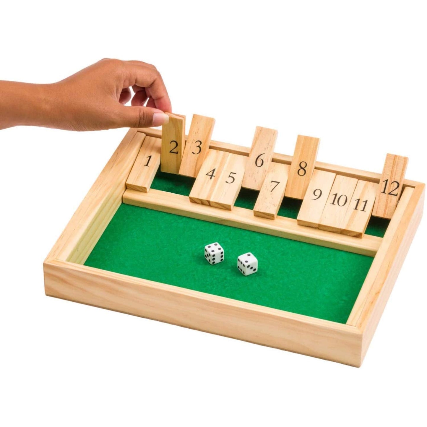 ROLIGA FAMILJESPEL-Shut The Box BrĂ€dspelđČ