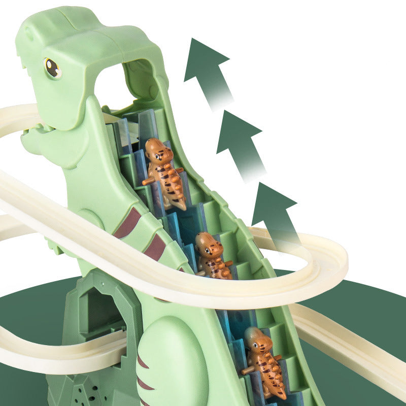 Elektrisk dinosaurie jakt racerbana lekset