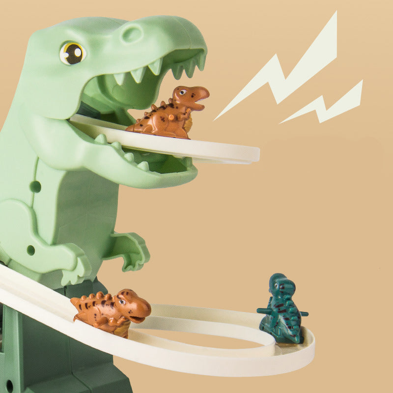 Elektrisk dinosaurie jakt racerbana lekset