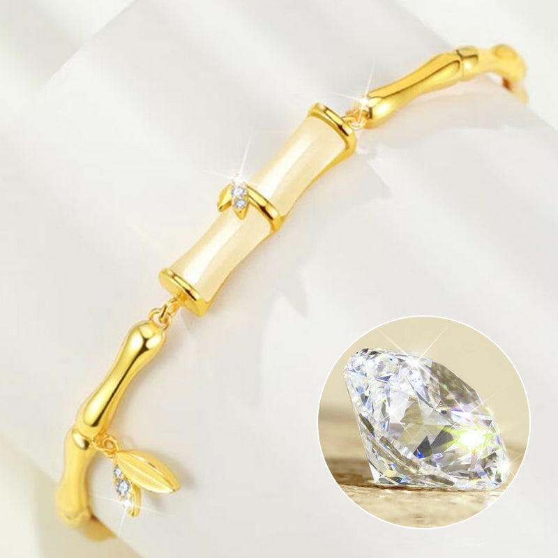 ✨Bambuarmband med kedja för kvinnor
