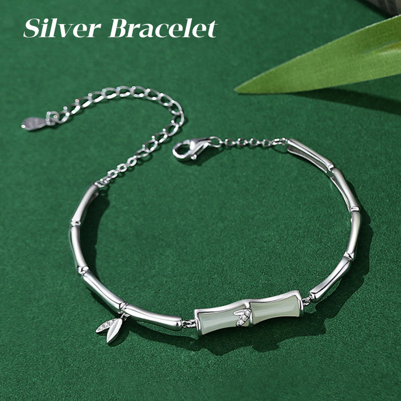 ✨Bambuarmband med kedja för kvinnor
