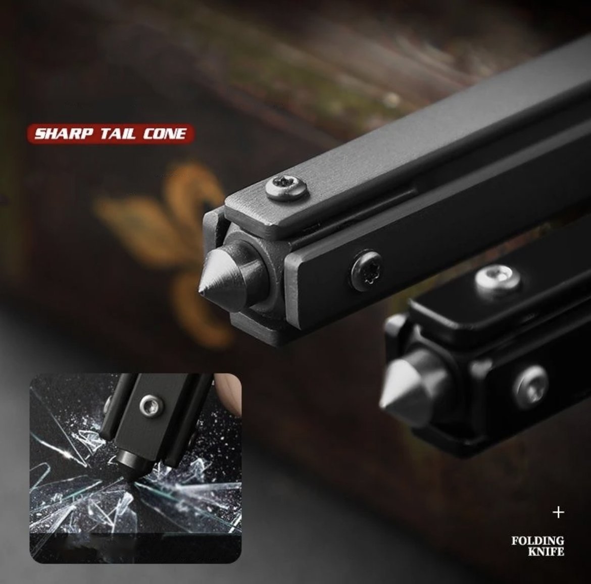 CNC-fickknivar för krossade fönster