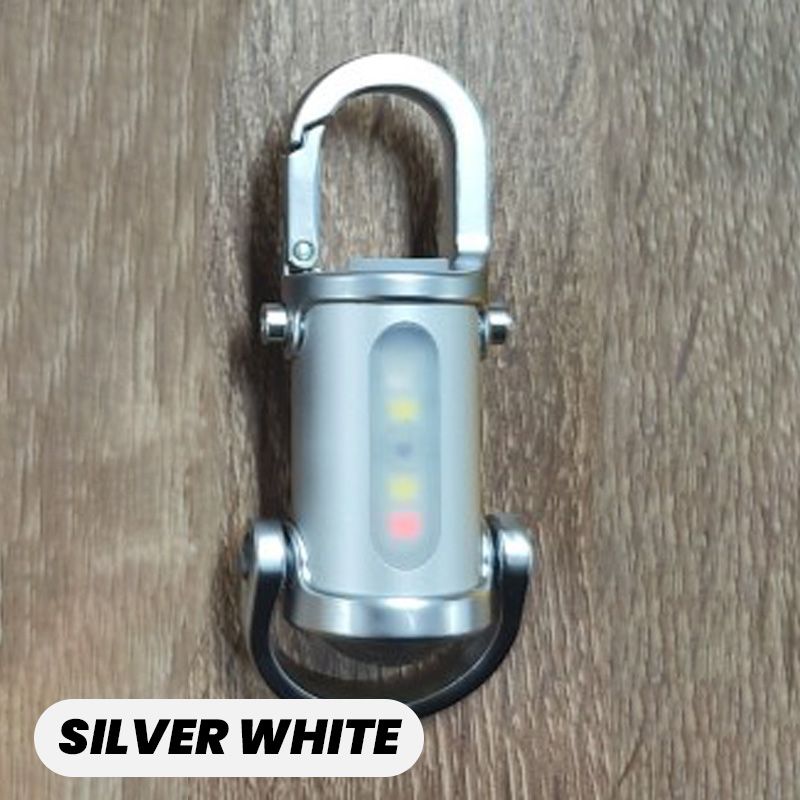 đ„Varm försĂ€ljningđ„1200LM Superljus Mini Nyckelringsficklampa VattentĂ€t