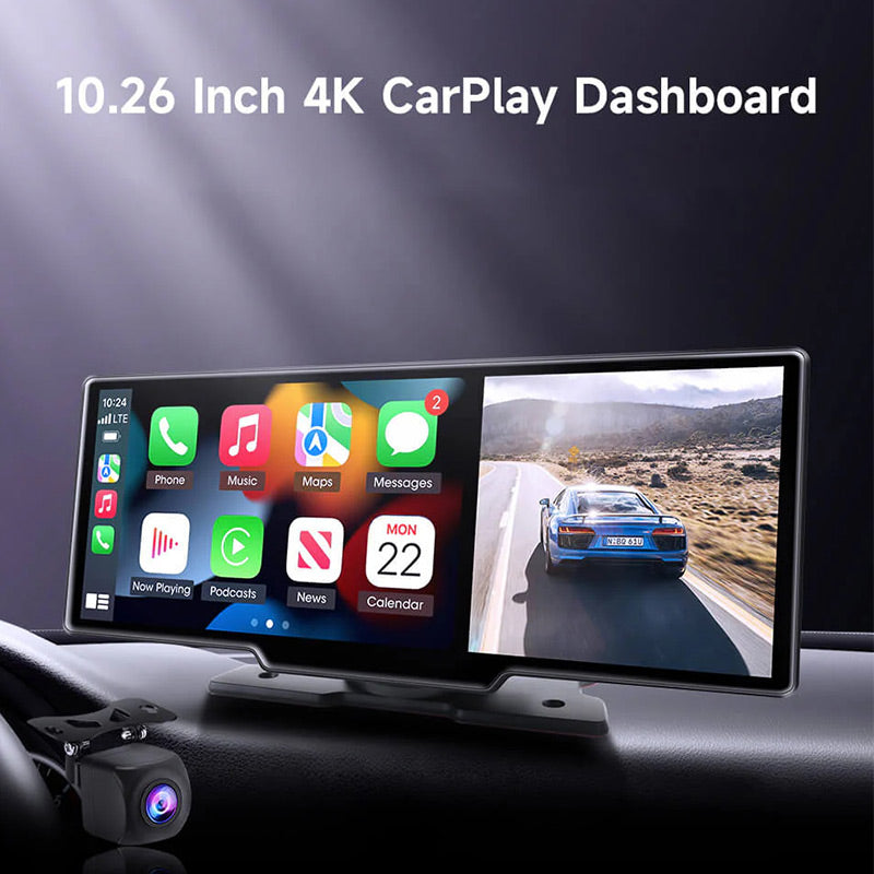 Trådlös röststyrning pekskärm instrumentbräda Carplay