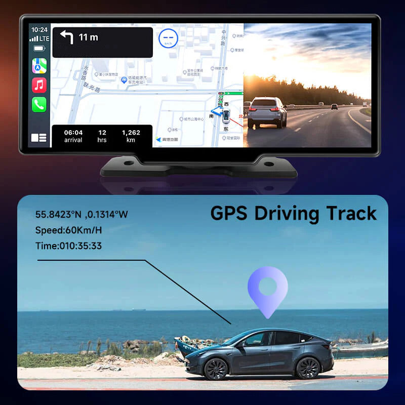 Trådlös röststyrning pekskärm instrumentbräda Carplay