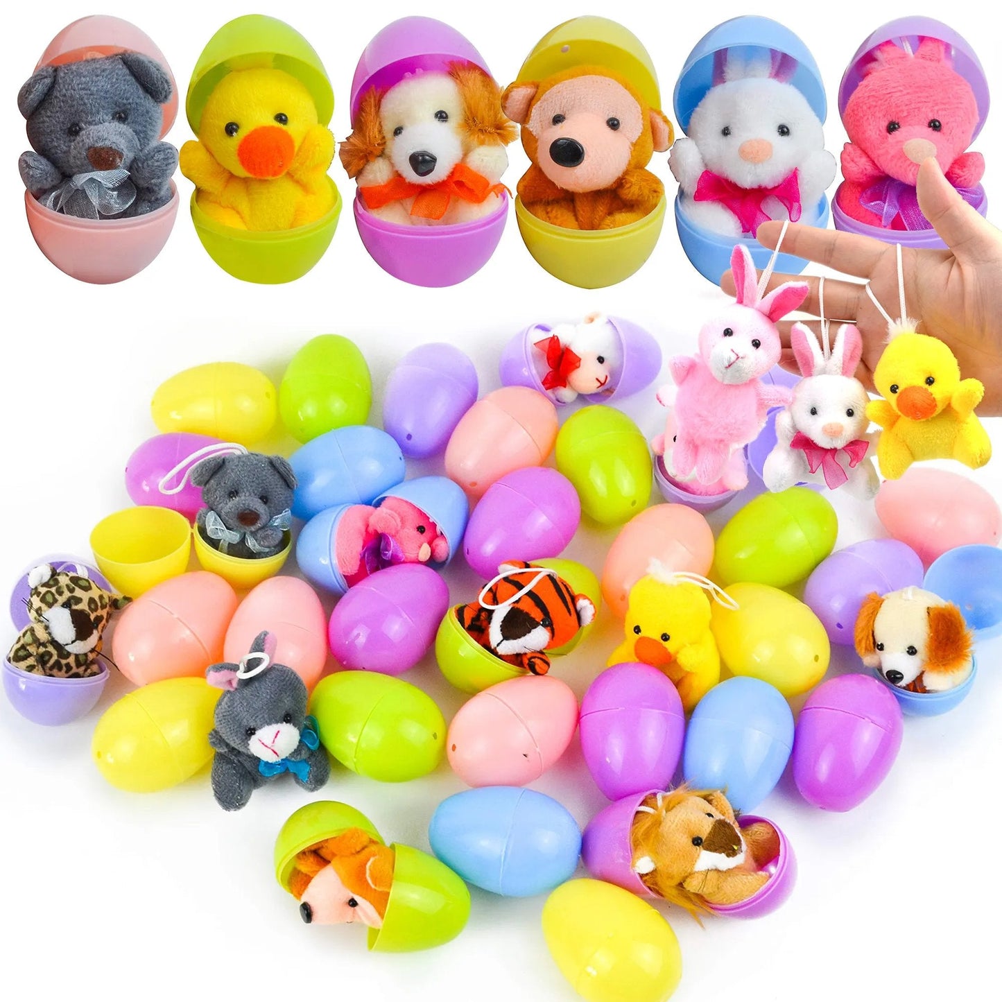 đ„HOT SALE 50% OFF-12/24/36 Pcs Förfyllda pĂ„skĂ€gg, fyllda med plyschdjurleksaker