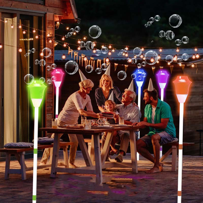 Automatisk Bubbelmaskin i Solrosform med Musik och Ljus