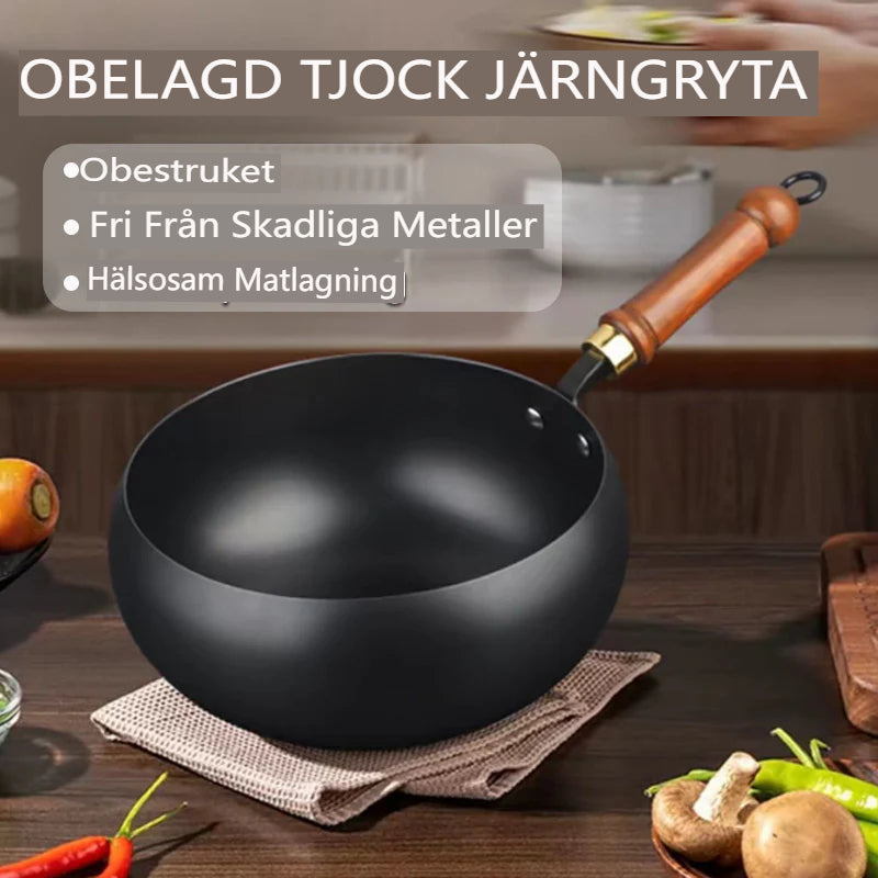 đ„Rea med 50% rabattđ„Obelagd tjock jĂ€rnpanna