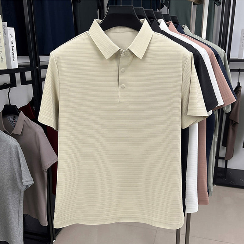 Herr Andningsbar Stretchig Golfskjorta