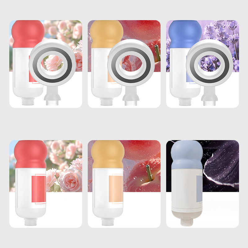 Aromaterapi Duschhuvud Filter med Högtrycksduschhuvud