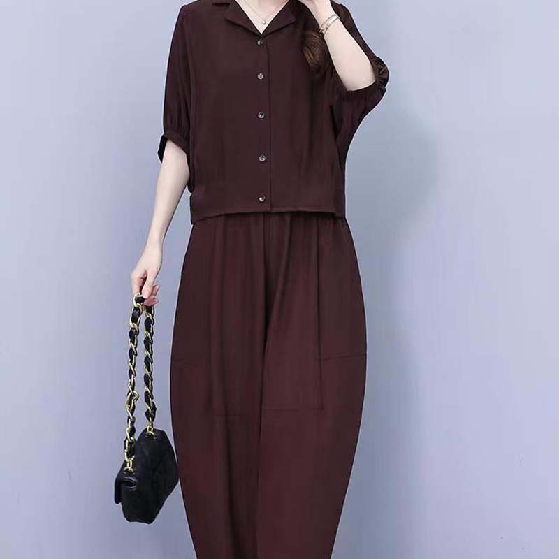 Tvådelat Vintage Relaxed Fit-set för kvinno