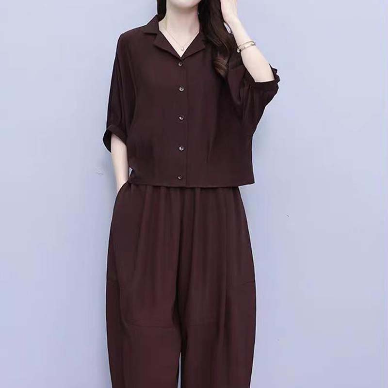Tvådelat Vintage Relaxed Fit-set för kvinno