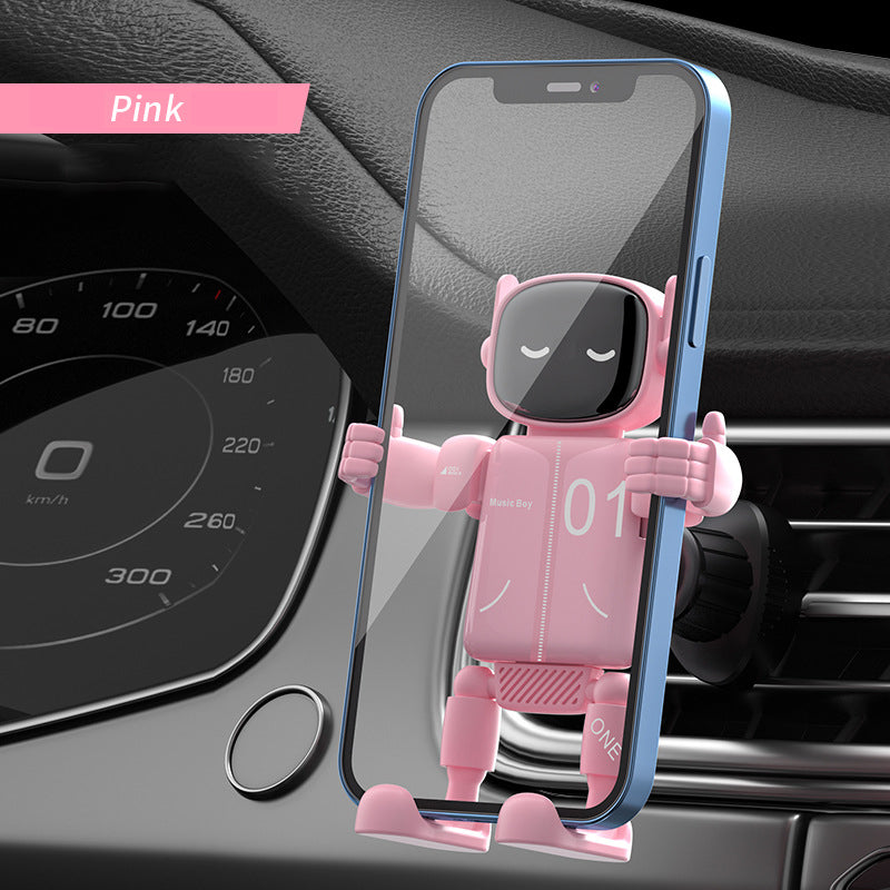 đUniversell robotinspirerad mobilhĂ„llare för bilen