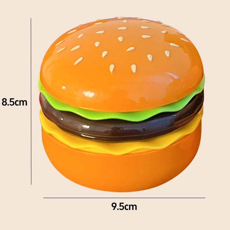 đ„2025 HOT SALEđ„3 hastigheter Hamburgerformad miniflĂ€kt med spegel