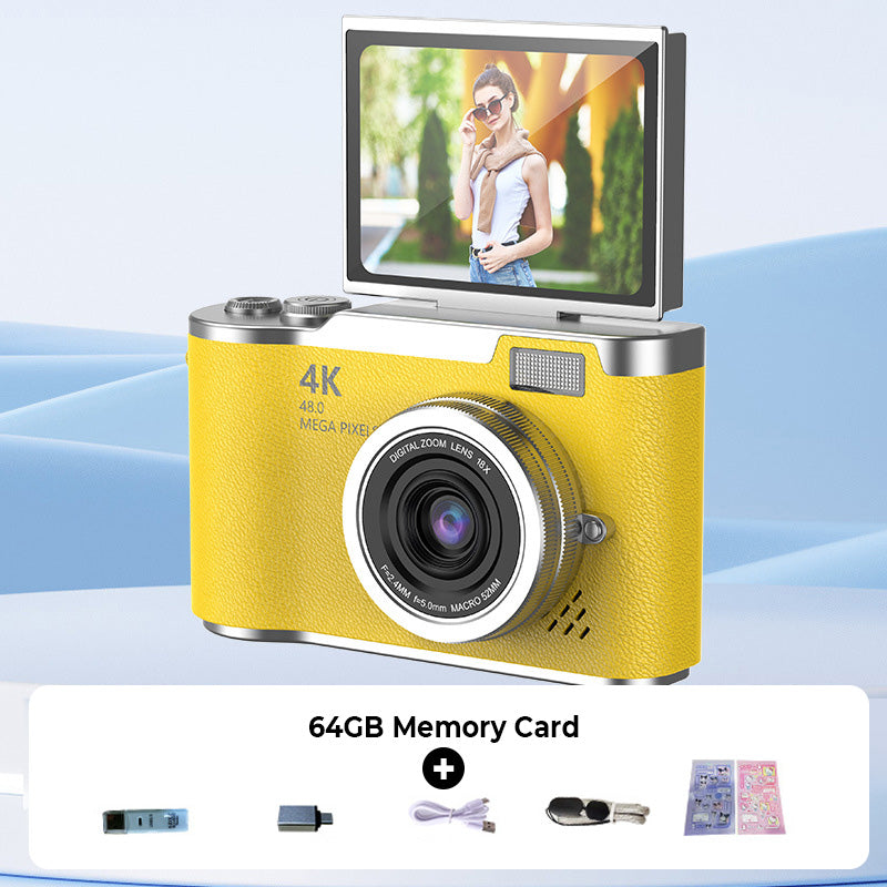 đž 50% RABATT! đ„ 4K HD Digitalkamera med FlipskĂ€rm â Autofokus, 16X Digitalzoom & Perfekt För Vloggning & Fotografering âš