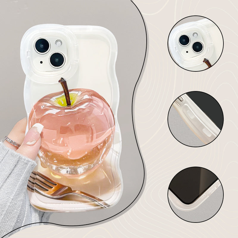 🔥 Hot Sale 50% OFF💕Apple Pattern Transparent Phone Case for iPhone