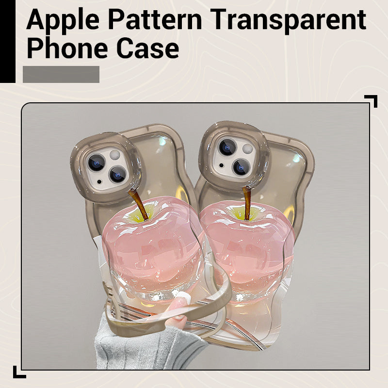 🔥 Hot Sale 50% OFF💕Apple Pattern Transparent Phone Case for iPhone