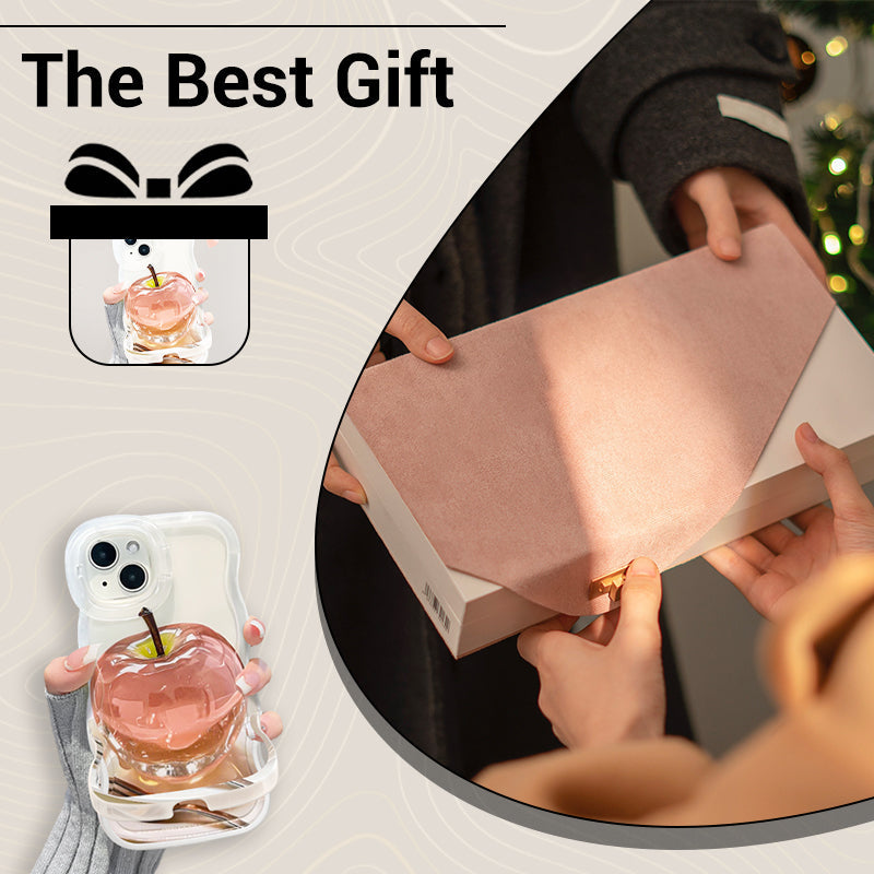 🔥 Hot Sale 50% OFF💕Apple Pattern Transparent Phone Case for iPhone