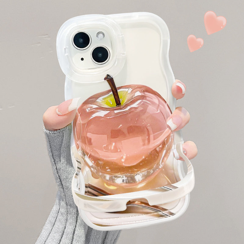 🔥 Hot Sale 50% OFF💕Apple Pattern Transparent Phone Case for iPhone