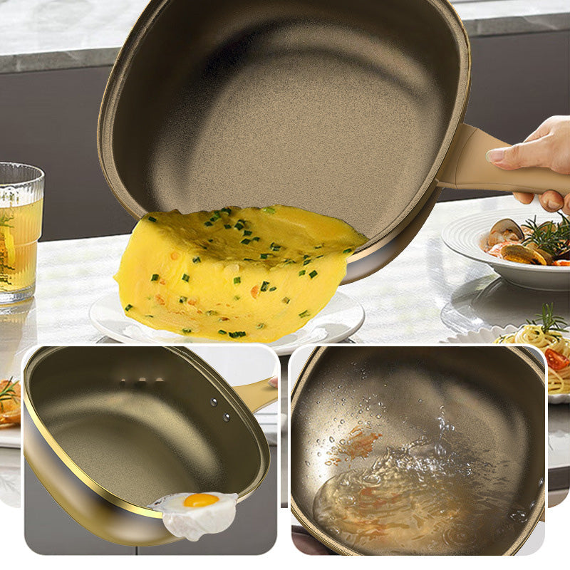 ⏰12-tums non-stick-gryta i titanlegering med lock
