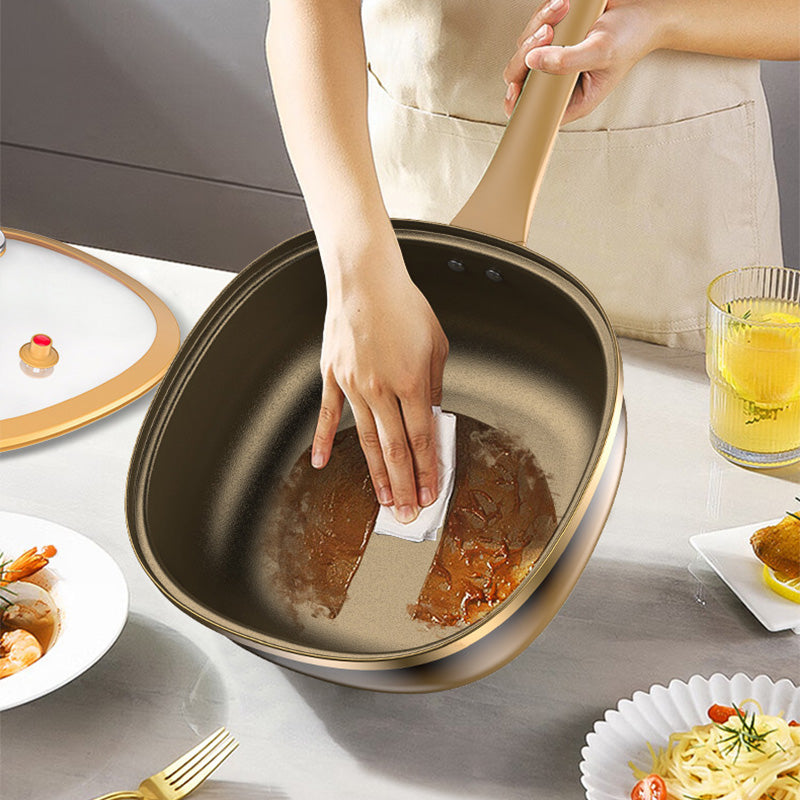 ⏰12-tums non-stick-gryta i titanlegering med lock