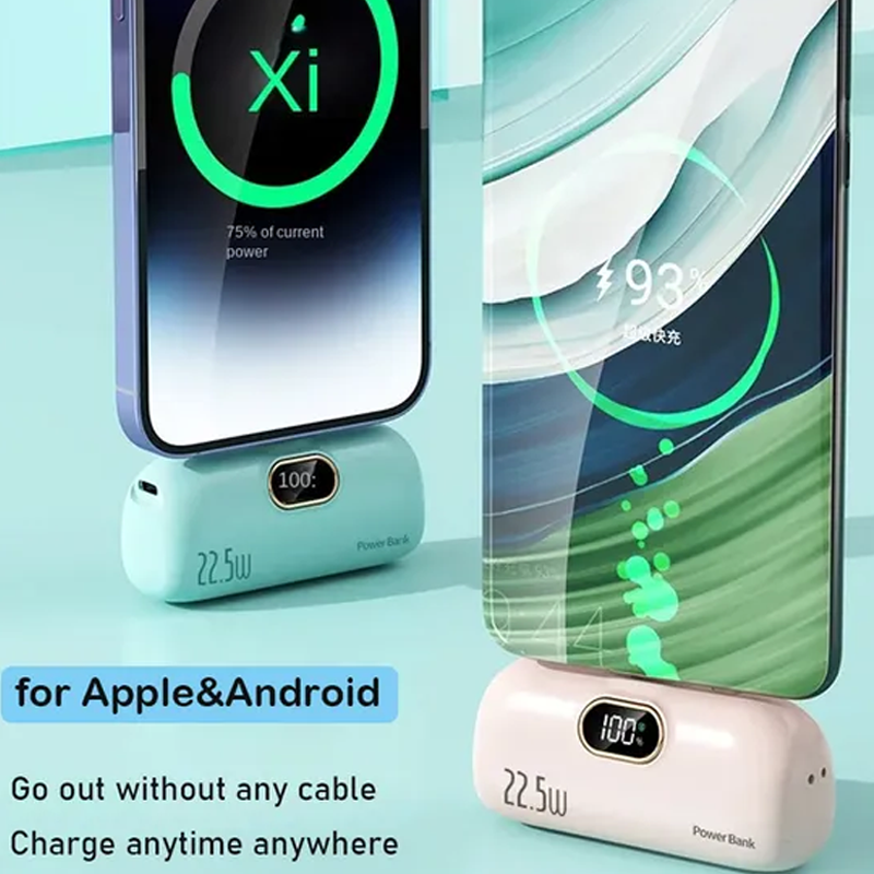 đ„5000 mAh mini bĂ€rbar laddare Power Bank för telefon