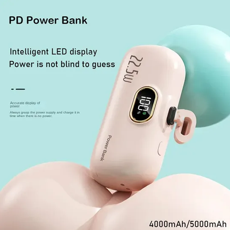 đ„5000 mAh mini bĂ€rbar laddare Power Bank för telefon