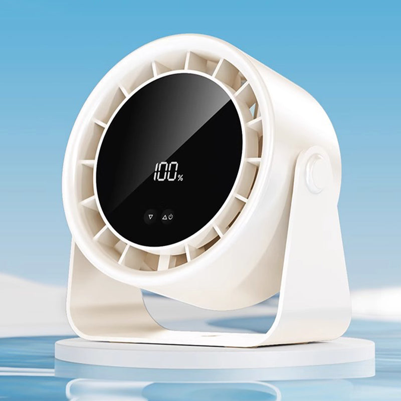 100-hastighet Mini tyst bordsfläkt med digital display