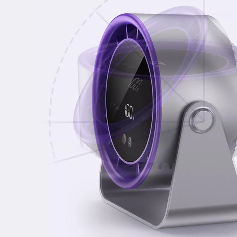 100-hastighet Mini tyst bordsfläkt med digital display