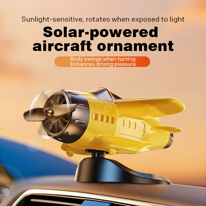 đ„Solcellsdrivna flygplansformade bilprydnader