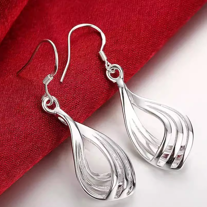 Minimalist Geometric Triple Hoop Earrings