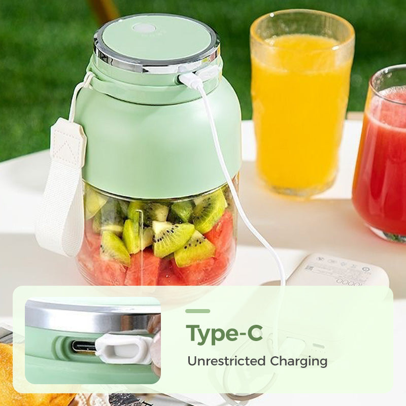 Multifunktionell trådlös bärbar juicekopp med stor kapacitet