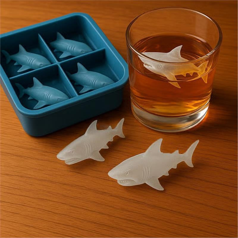 Creative Shark Silicone Ice Mold