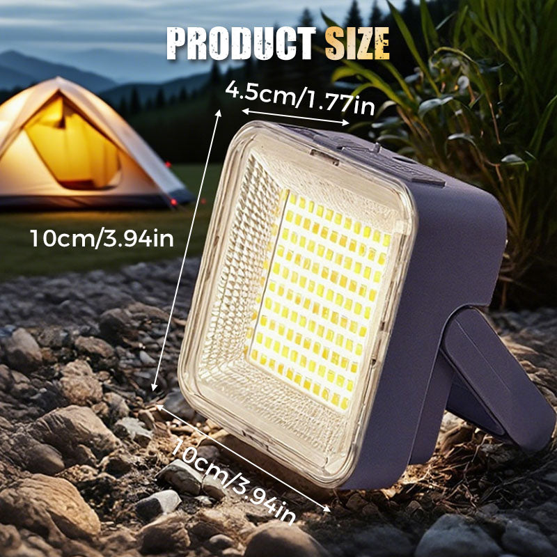 Bärbar och vattentät solcellsdriven campinglampa
