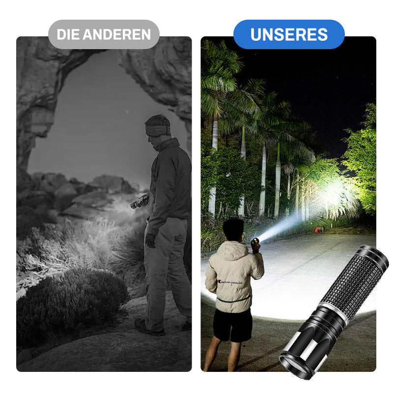 Uppladdningsbar mini-LED-ficklampa med hög ljusstyrk