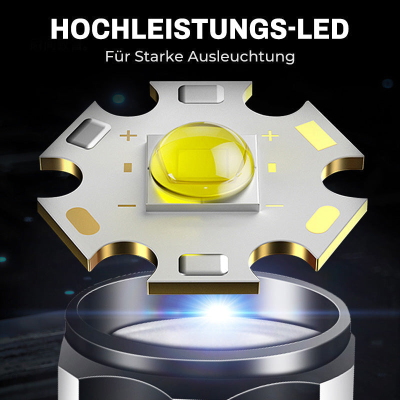 Uppladdningsbar mini-LED-ficklampa med hög ljusstyrk